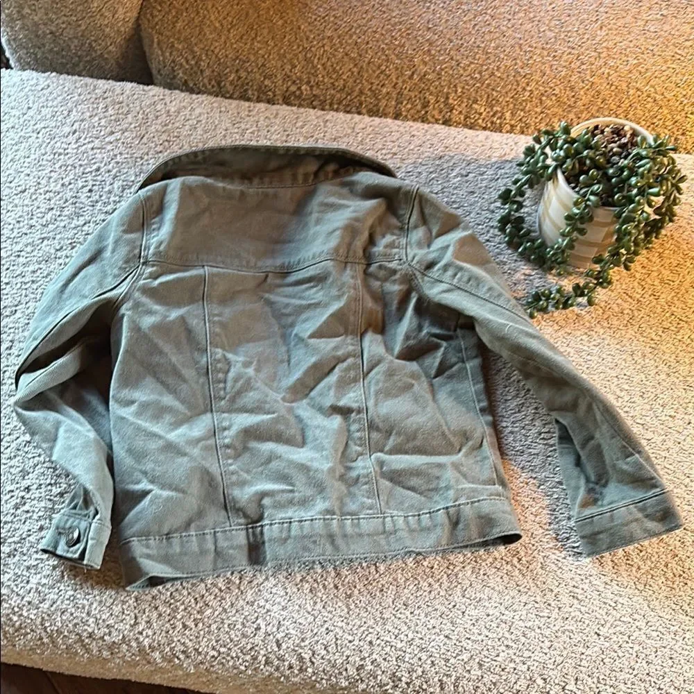 Carters Kids Green Denim Jacket
